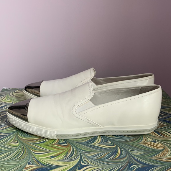 Miu Miu Metallic Cap-Toe Skate Sneaker - Picture 5 of 16